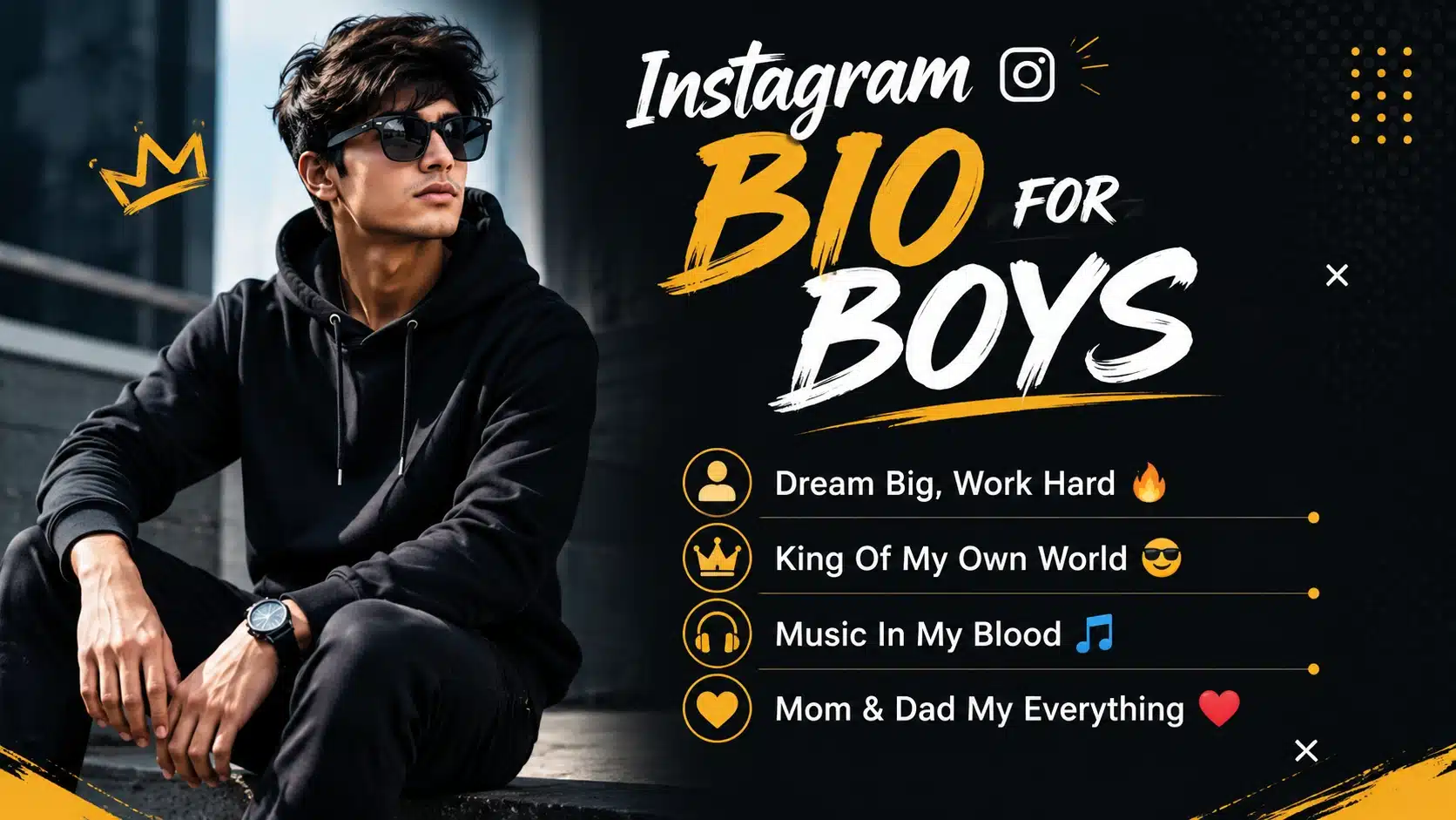 550+ Best Instagram Bio for Boys With Cool and Unique Ideas